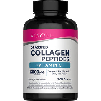 Weidekollagen-Peptide + C, 6000 mg (pro Portion), 120 Tabletten - Image 2