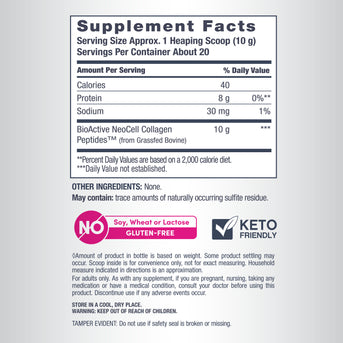 Grassfed Collagen Peptides, 7 oz (200 g) Powder - Image 3