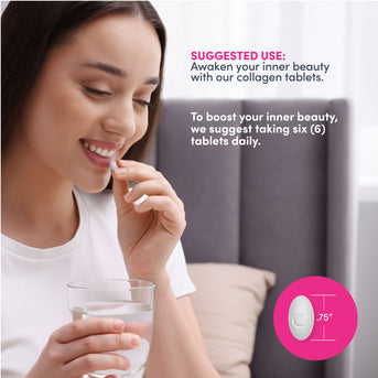 Weidekollagen-Peptide + C, 6000 mg (pro Portion), 120 Tabletten - Image 5