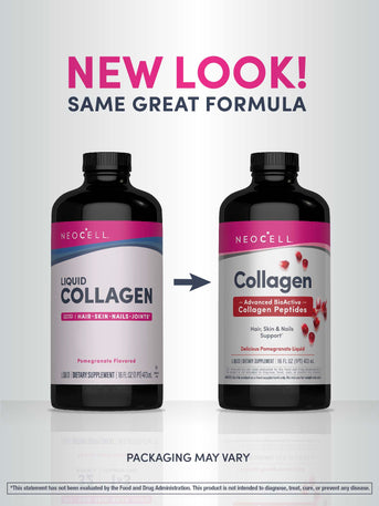 Collagen Liquid, 16 fl oz Pomegranate Flavor - Image 3