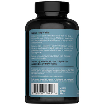 Marine Collagen Bio-Peptides Double Strength + Hyaluronic Acid, 180 Caplets - Image 9