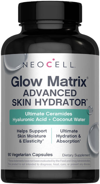 Glow Matrix Advanced Skin Hydrator, 90 Vegetarian Capsules - Image 1