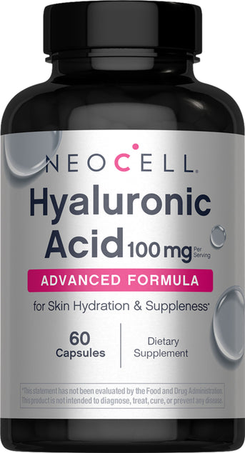 Hyaluronic Acid 100 mg, 60 Vegan Capsules - Image 1