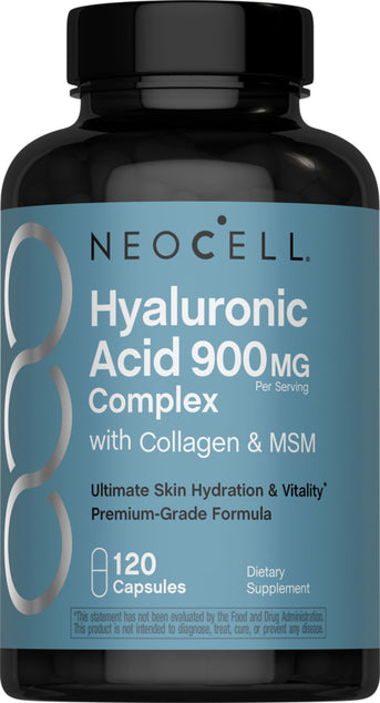 Hyaluronic Acid Complex 900 mg with Collagen & MSM, 120 Capsules - Image 1