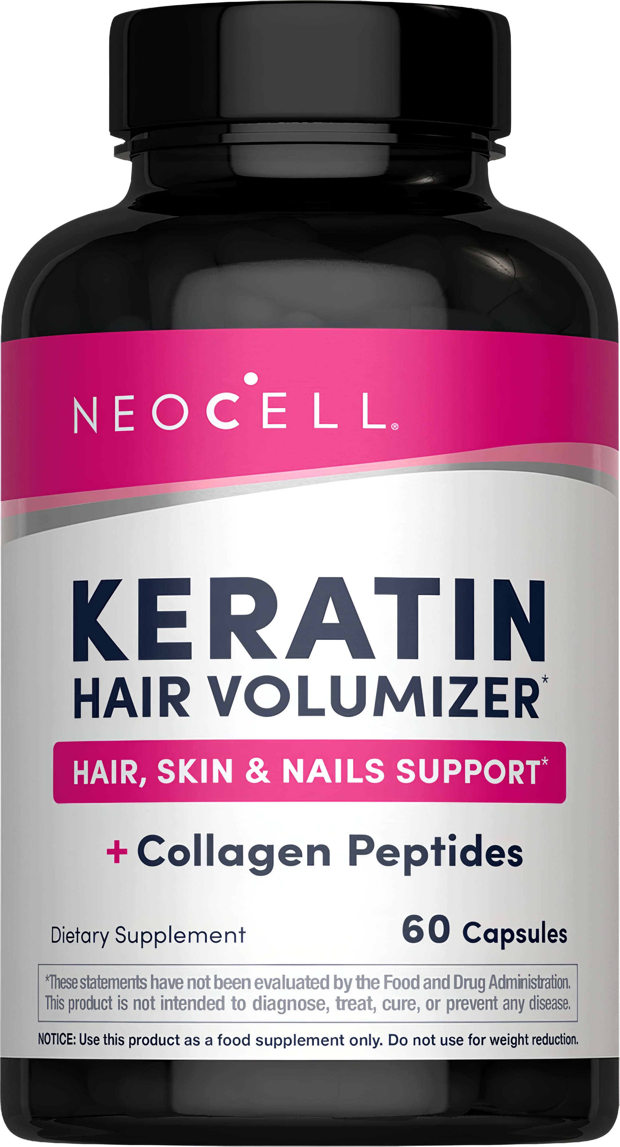 Keratin Hair Volumizer, 60 Capsules – Neocell