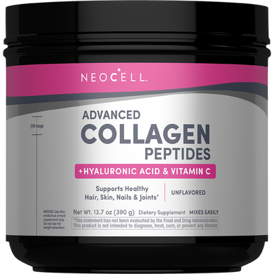 Fortschrittliche Kollagenpeptide + Hyaluronsäure + C, 13,7 oz (390 g) Pulver