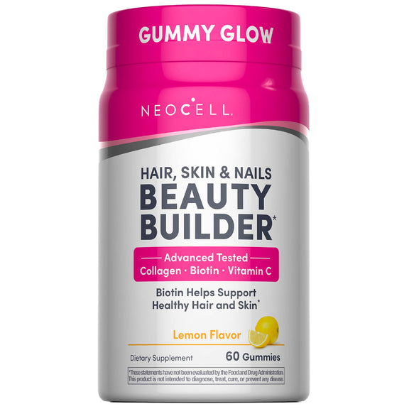 Beauty Builder Hair, Skin & Nails Gummies, 60 Tasty Gummies