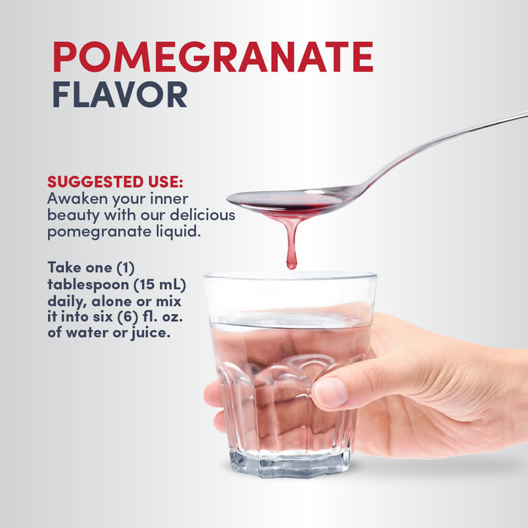 Collagen Liquid, 16 FL OZ Delicious Pomegranate Flavor