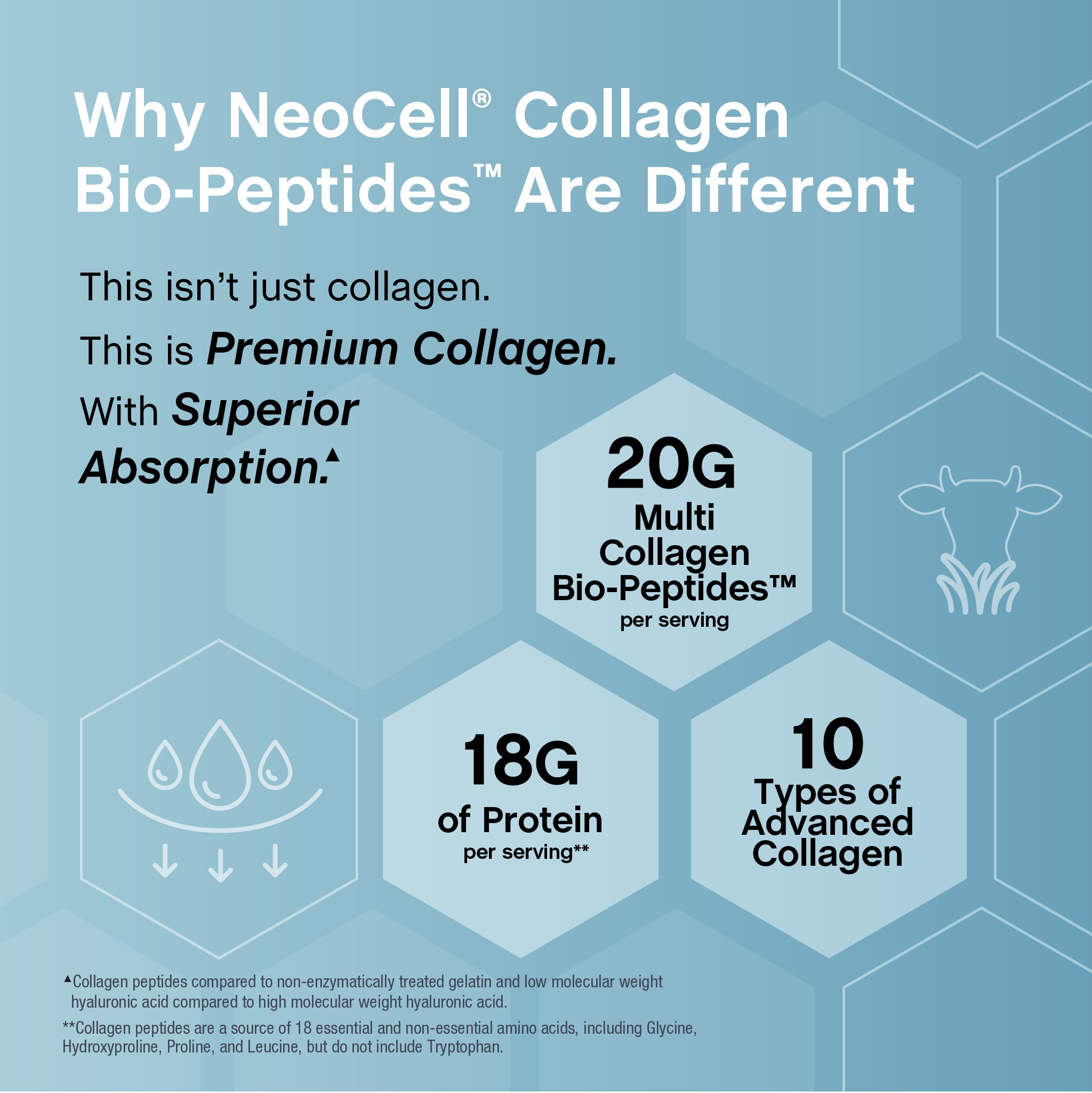 Multi Collagen Advanced Bio-Peptides, 22 oz (623 g) Powder – Neocell