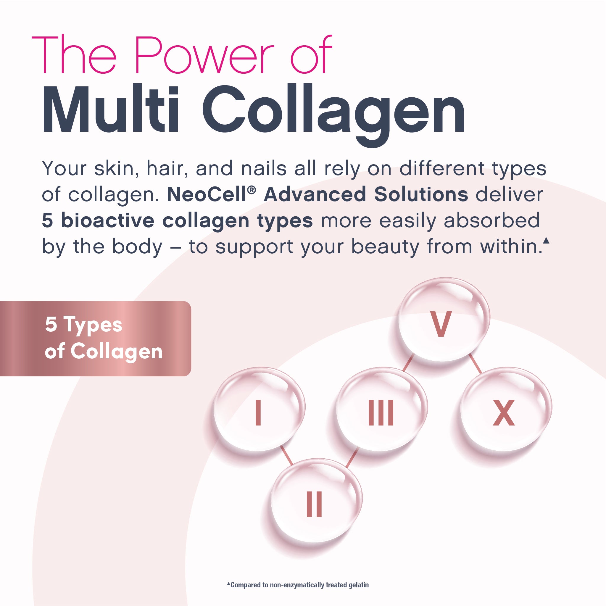 Hair, Skin & Nails + Multi Collagen Bio-Peptides Gummies
