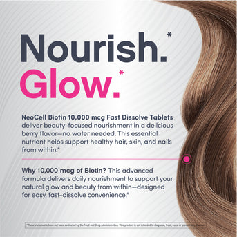 Biotina 10,000 MCG Disolución Rápida, 180 Tabletas de Disolución Rápida - Image 9