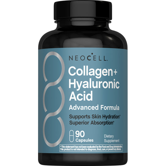 Collagen + Hyaluronic Acid Advanced Formula, 90 Capsules