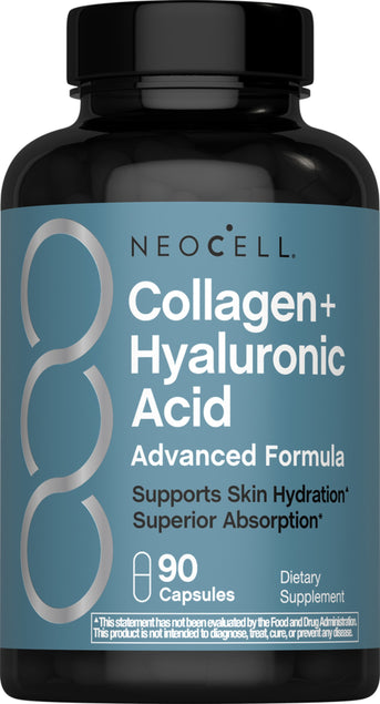 Collagen + Hyaluronic Acid Advanced Formula, 90 Capsules - Image 1