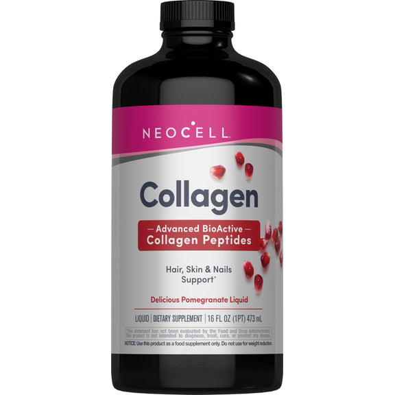 Collagen Liquid, 16 FL OZ Pomegranate Flavor