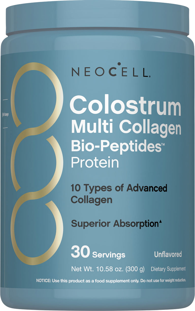 Colostrum Multi Collagen Bio-Peptides Protein Unflavored, 10.58 oz (300 g) Powder - Image 1