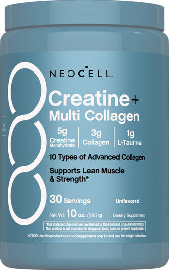 Kreatin + Multi-Kollagen, 10 oz (285 g) Pulver - Image 1