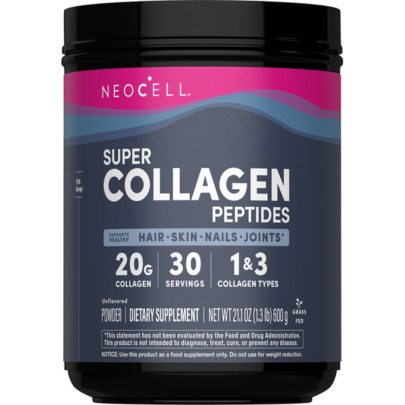 Grasgefütterte Kollagen-Peptide, 21,1 oz (600 g) Pulver