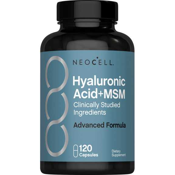 Hyaluronic Acid + MSM, 120 Capsules