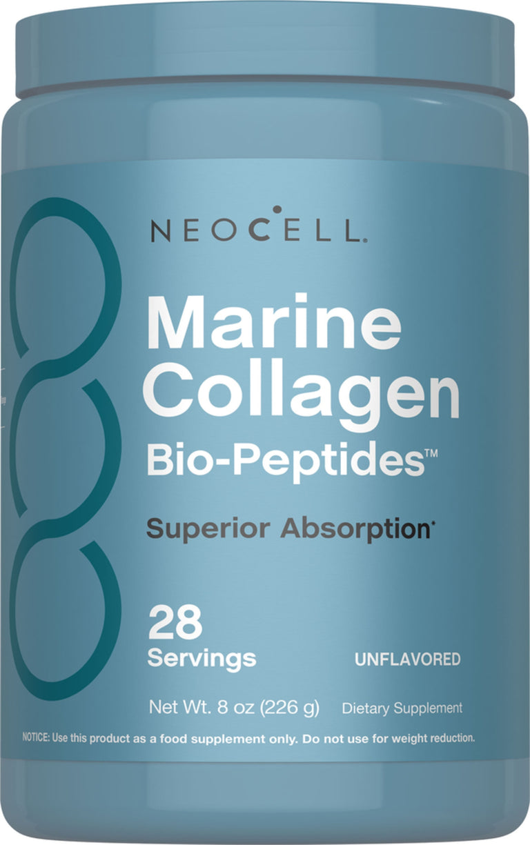 Bio-Peptides de Collagène Marin, Poudre 8 oz (226 g) - Image 1