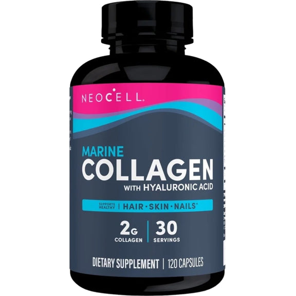 Marine Collagen Peptides, 120 Fish Gelatin Capsules