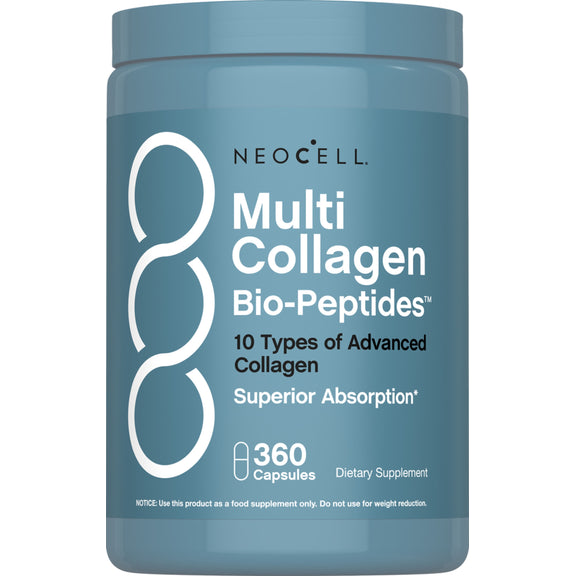 Multi Colágeno Bio-Peptídeos, 360 Cápsulas