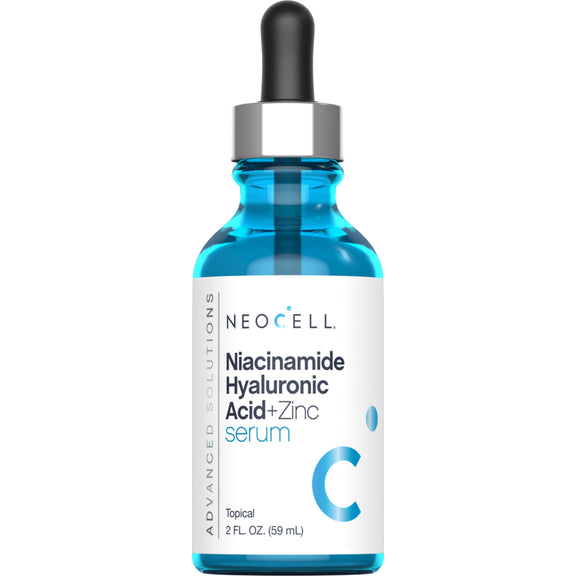 Niacinamide Hyaluronic Acid + Zinc Serum, 2 fl oz (59 mL) Dropper Bottle