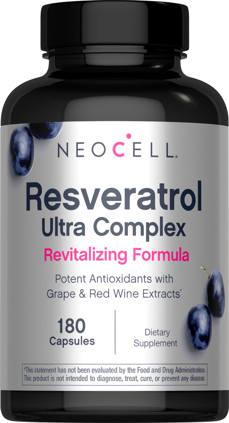 Resveratrol Ultra Complex, 180 Capsules - Image 1