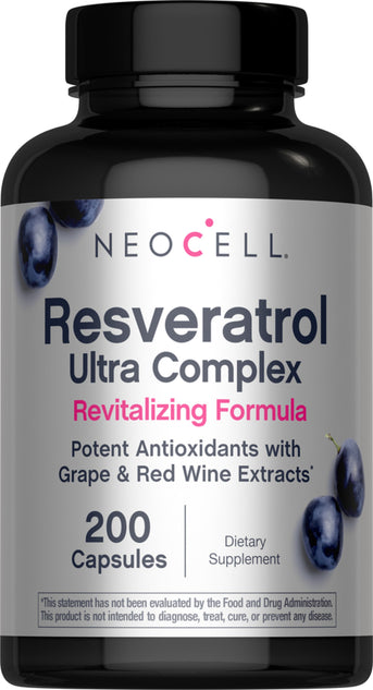 Resveratrol Ultra Complex, 200 Capsules - Image 1