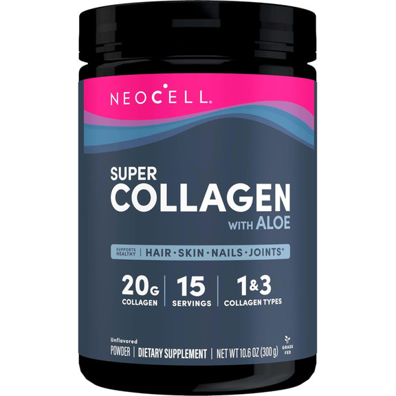 Super Collagen with Aloe, 10.6 oz (300 g) Powder