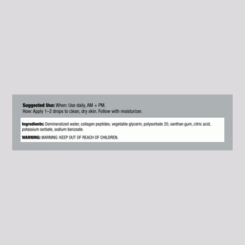 Collagen Peptide Serum, 2 fl oz (59 mL) Dropper Bottle - Image 2