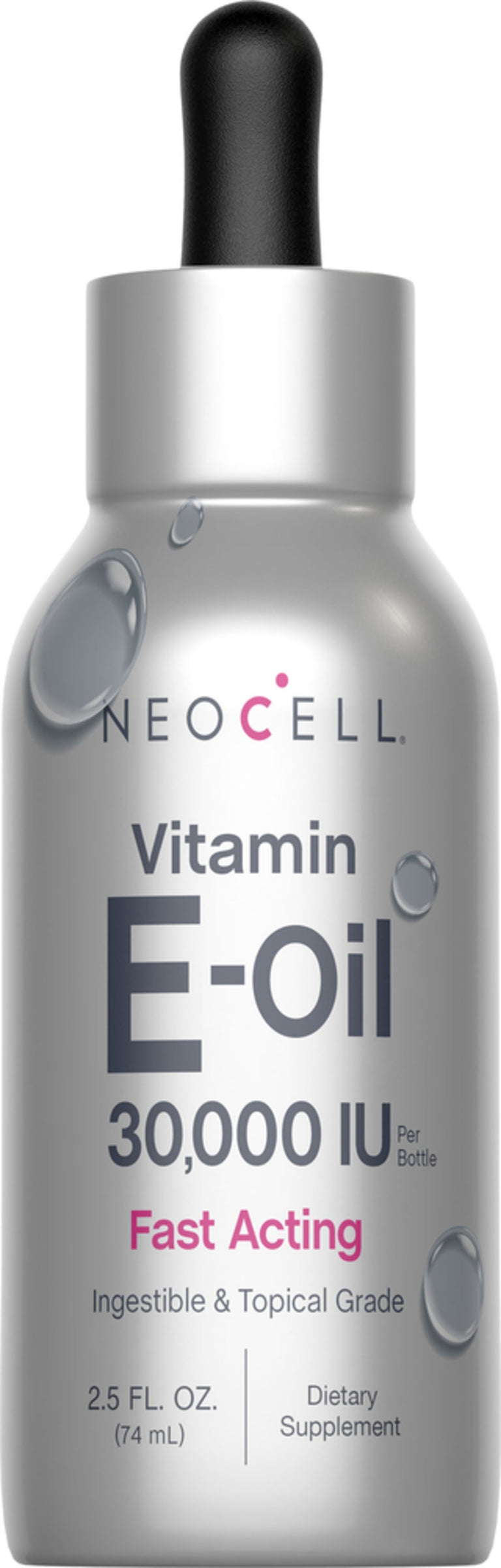 Huile de Vitamine E à Action Rapide, 30 000 UI, 2,5 fl oz (74 mL) Liquide - Image 1